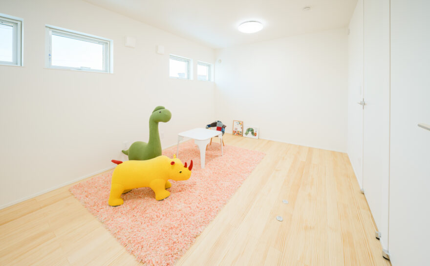 分割可能なフレキシブルな子供部屋
